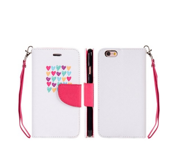 Apple iPhone 6  6s Trndy Leather Flip Wallet Case Love Me Always